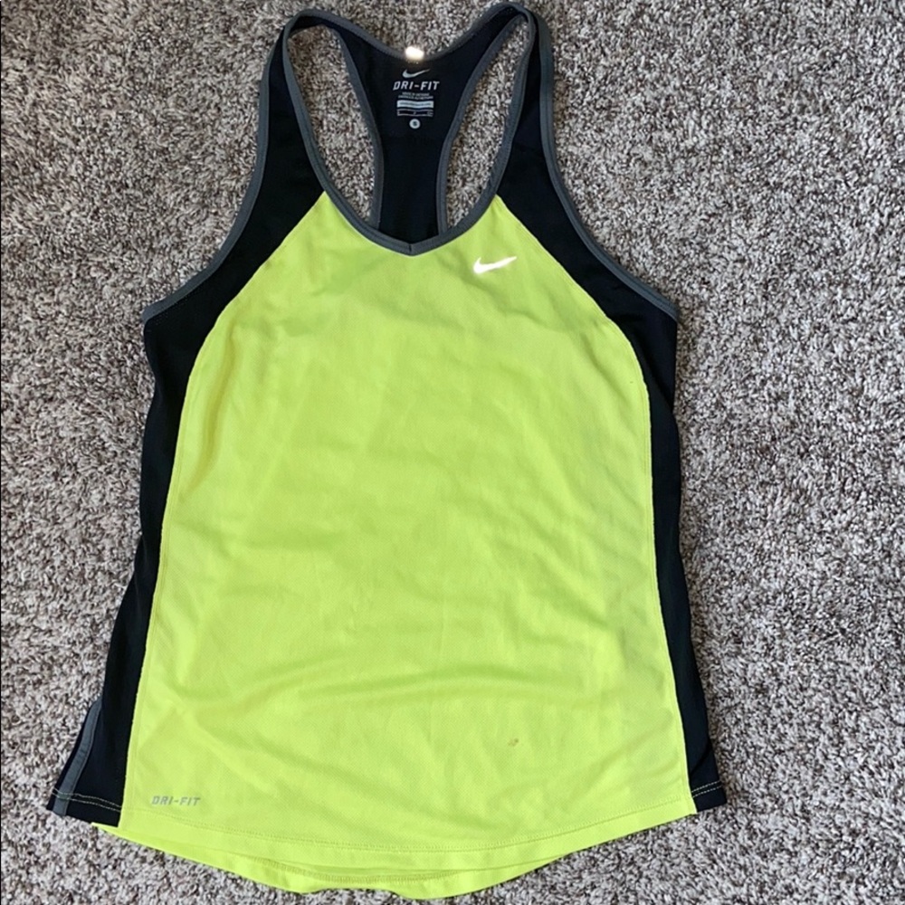 Nike Dri Fit Green Workout Tank
